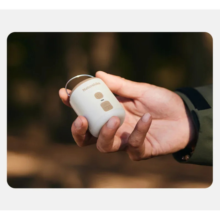 Мини насос - ночник - вентилятор Naturehike CNK2300DQ022, бежевый  