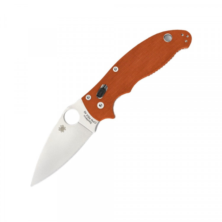 Нож Spyderco Manix 2 Sprint Run REX 45 оранжевый (C101GPBORE2) 