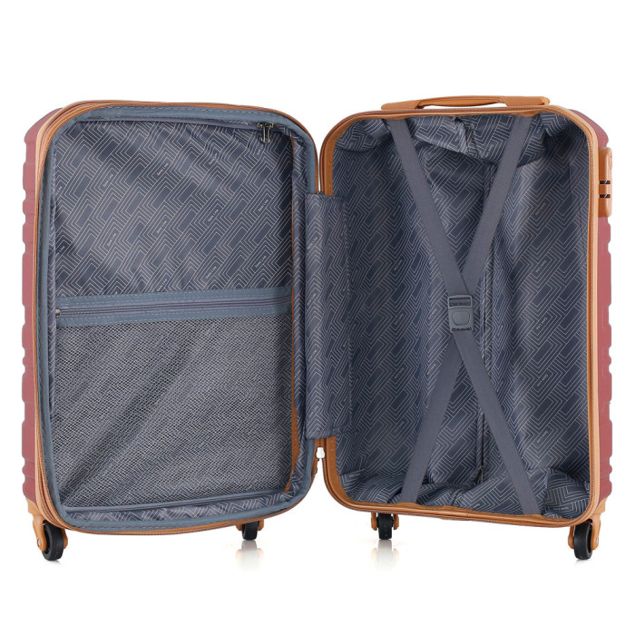 Чемодан Semi Line 20" (S) Cherry (T5716-1)