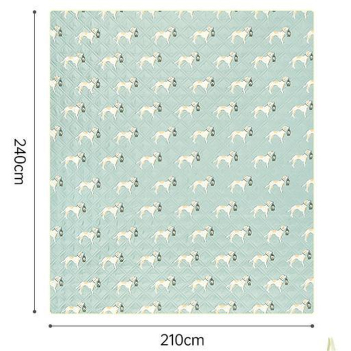 Коврик для пикника Naturehike CNK2350WS010 210*240 см, голубой с принтом  