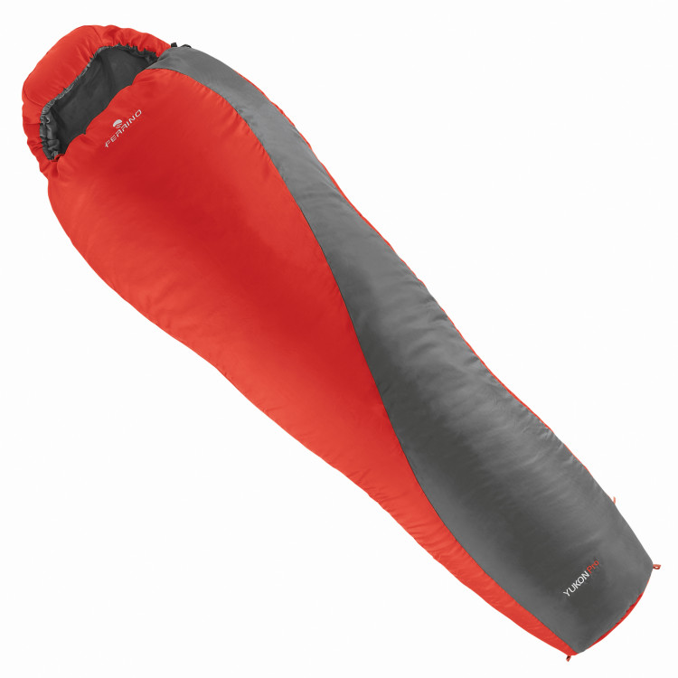 Спальный мешок Ferrino Yukon Pro/+0°C Scarlet Red/Grey (Left) 
