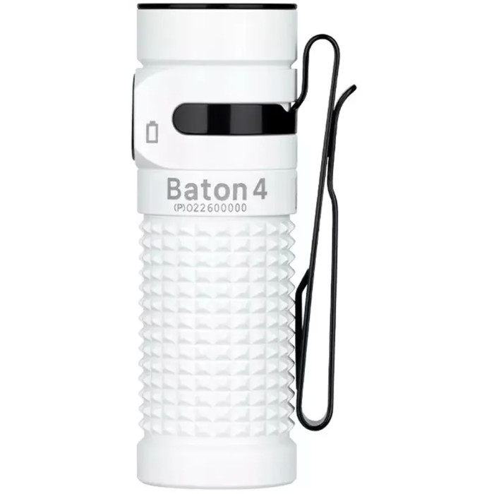 Фонарь Olight Baton 4 Premium Edition White  