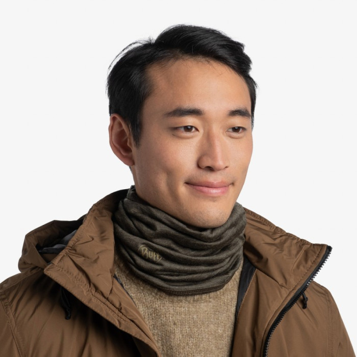 Шарф-труба Buff MidWeight Merino Wool solid Bark  