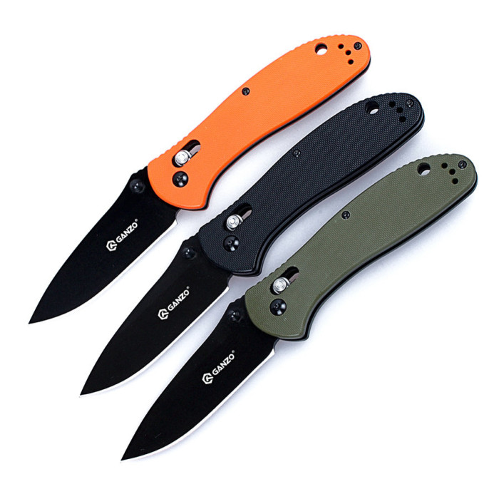 Нож складной Ganzo G7393-OR оранжевый  
