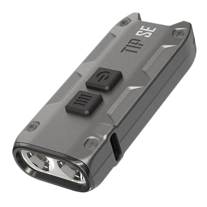 Фонарь наключительный Nitecore TIP SE (2xOSRAM P8, 700 люмен, 4 режима, USB), серый  