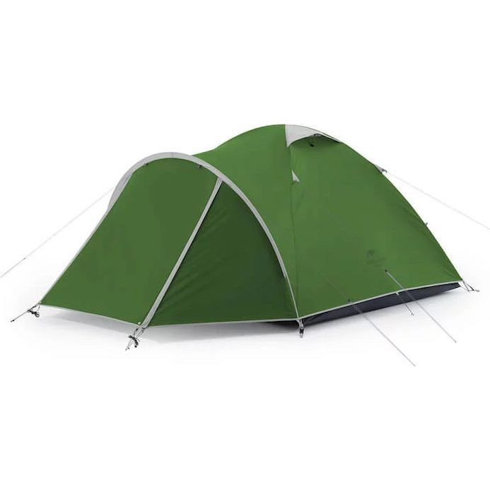 Палатка четырехместная Naturehike NH21ZP015, темно-зеленая  