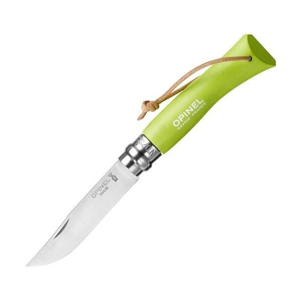 Нож Opinel 7 VRI Trekking, светло-зеленый 