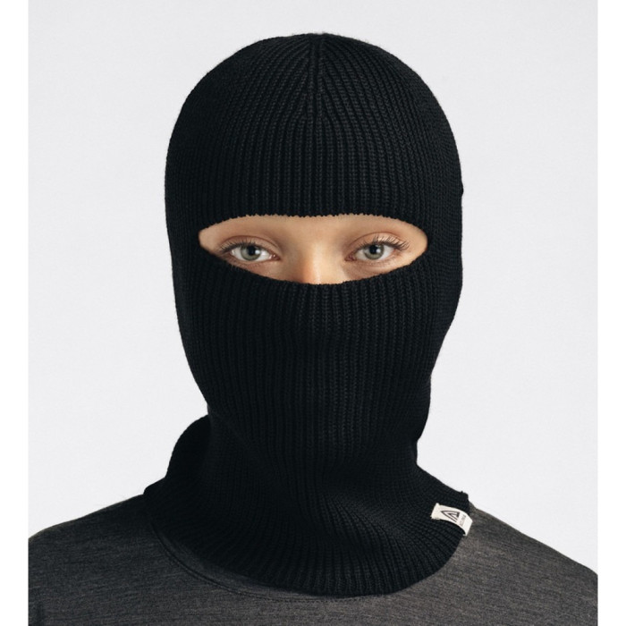 Балаклава-шапка Aclima Flat Knit Balaclava Hat Jet Black OneSize  
