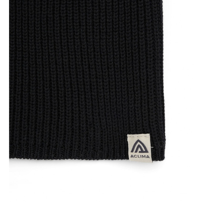 Балаклава-шапка Aclima Flat Knit Balaclava Hat Jet Black OneSize  