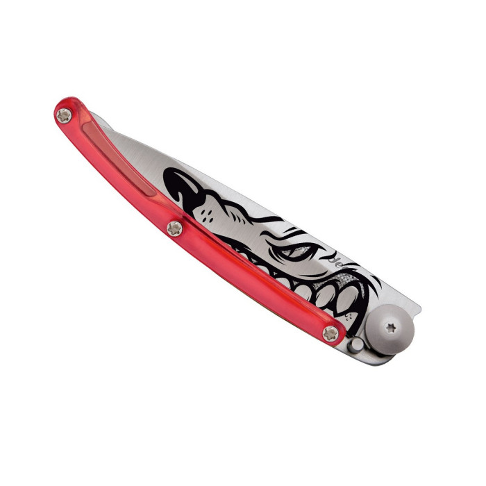 Нож Deejo Tattoo 37 g, Red, "Winter"  