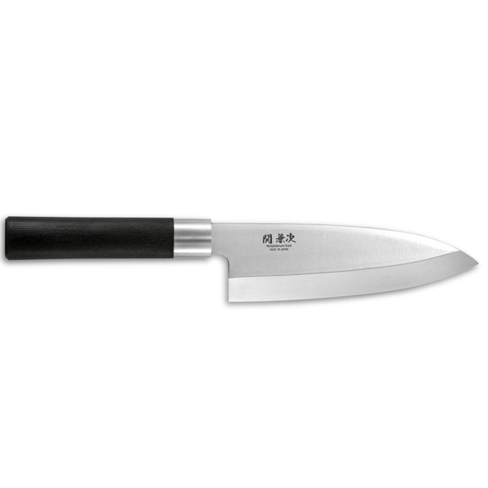 Нож кухонный Kanetsugu Japanese Hocho Deba 180mm Black plastic handle (4015)  