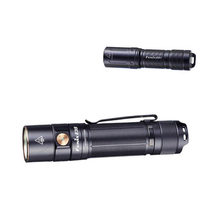 Фонарь Fenix E35 V3.0 c аккумулятором Fenix 5000mAh + фонарь Fenix E01 V2.0  