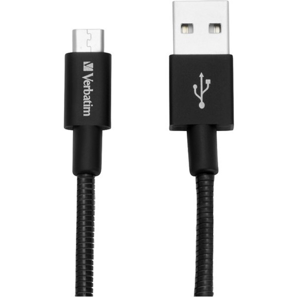 Кабель Verbatim USB-Micro USB 30 см Black  