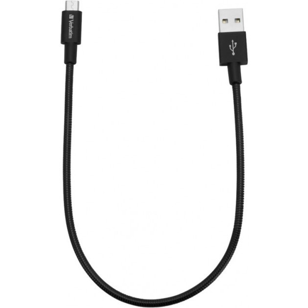 Кабель Verbatim USB-Micro USB 30 см Black  