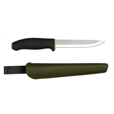 Нож Morakniv 748 MG, нержавеющая сталь, резиновая ручка