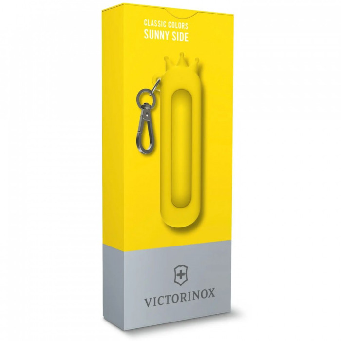 Чехол Victorinox силикон.желт Crown Sunny Side для Classic Colors (58мм) 1-2слоя  