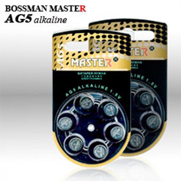 Батарейка AG5 Bossmаn 6bl Alcaline 