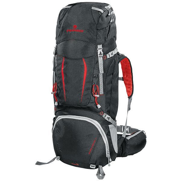 Рюкзак Ferrino Overland 50+10 (черный/красный)  