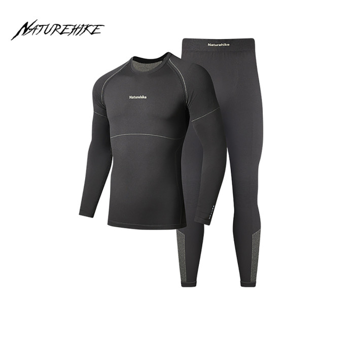 Комплект термобелья мужского Naturehike CYY2342GC010, демисезон, размер XXL, графит  