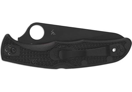 Нож Spyderco Pacific Salt 2 Black Blade серрейтор (C91SBBK2)  