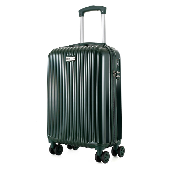 Чемодан Semi Line 20" (S) Dark Green (T5948-1)
