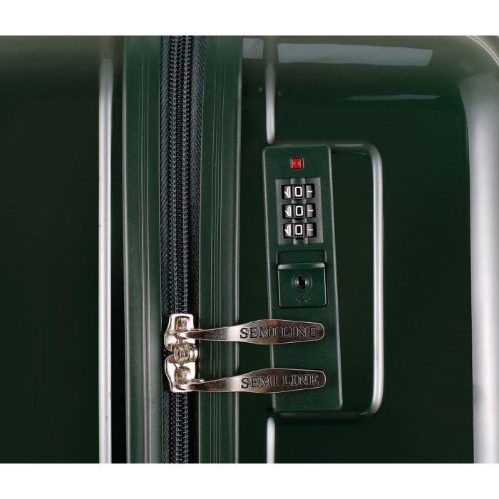 Чемодан Semi Line 20" (S) Dark Green (T5948-1)