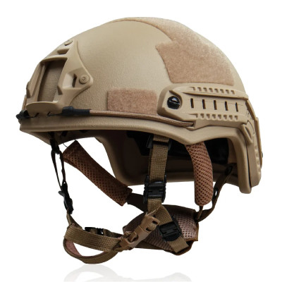 Кевларовый шлем Ukrarmor FAST Team Wendy. Уровень защиты NIJ IIIA Койот