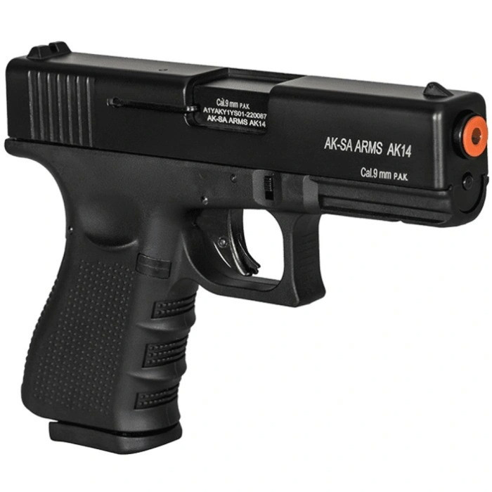 Пистолет сигнальный Aksa Arms AK14 CC-01 cal.9 PAK (Glock) Black  