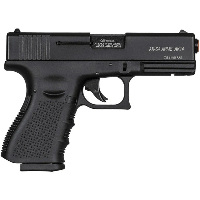 Пистолет сигнальный Aksa Arms AK14 CC-01 cal.9 PAK (Glock) Black  