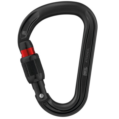 Карабин PETZL ATTACHE SCREW-LOCK Black (M038AA02)
