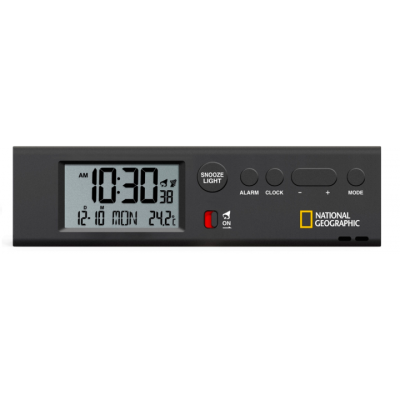Часы National Geographic Thermometer Flashlight Black (9060300)