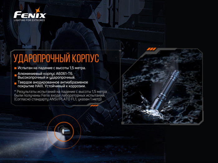 Фонарь Fenix TK20R V2.0 (Luminus SFT70, ANSI 3000 лм, 21700)  