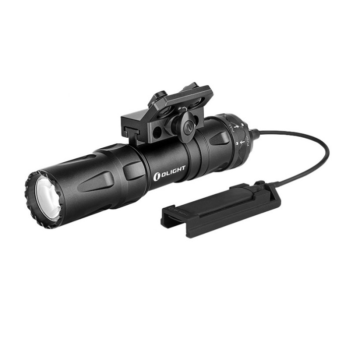 Тактический фонарь Olight Odin mini,2000 люмен, с креплением на Пикатинни и выносной кнопкой, цвет:черный  