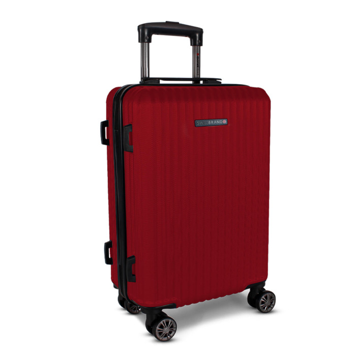 Чемодан Swissbrand Riga 2.0 (M) Scarlet (SWB_LHRIG212M) 