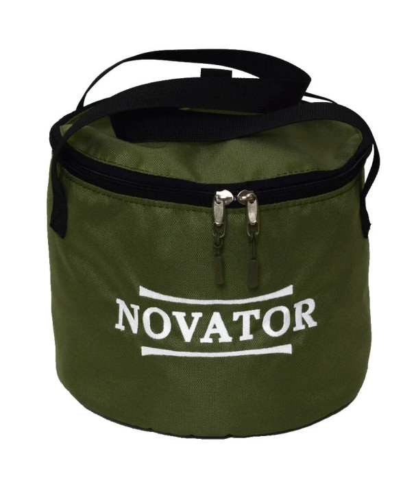 Ведро для прикормки с крышкой Novator VD-2 (30×23 см)  