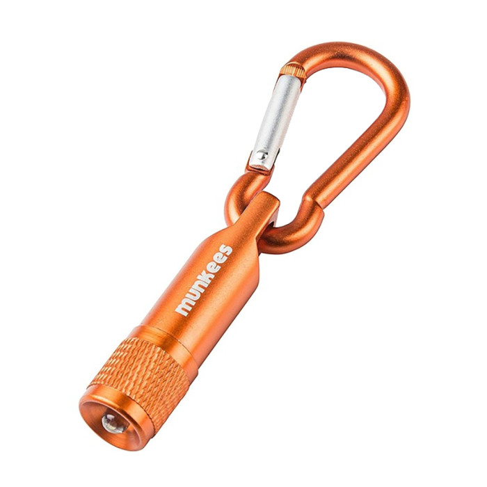 Брелок-фонарик Munkees LED with Carabiner оранжевый (1076) 
