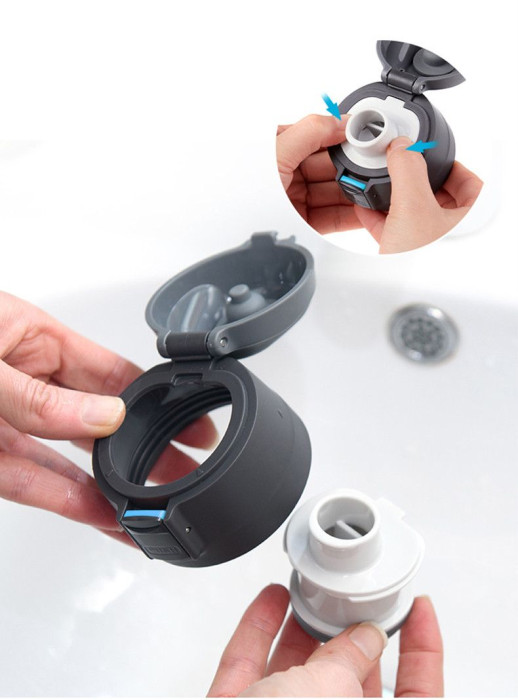 Термокружка Naturehike Bounce Cover vacuum cup Q-9H 0.5 л NH19SJ009 черная  