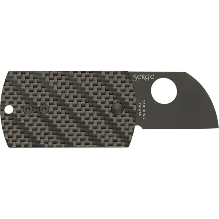 Нож Spyderco Dog tag, Carbon Fiber (C188CFBBKP)  