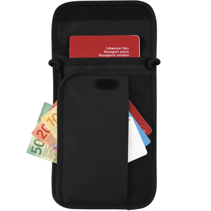 Сумочка на шею Victorinox TRAVEL ESSENTIALS Black Vt653378  