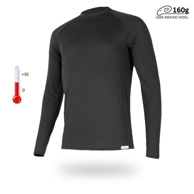 Футболка мужская Lasting Atar, черная, XL  