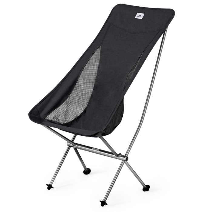 Кресло складное Naturehike Stellaluna L04 CNK2450JJ015, размер L, алюминий, черное  