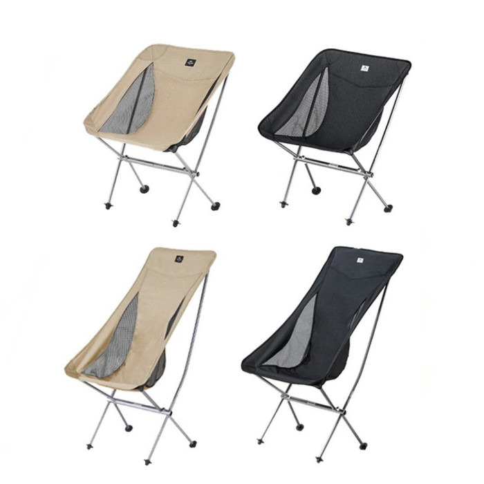 Кресло складное Naturehike Stellaluna L04 CNK2450JJ015, размер L, алюминий, черное  