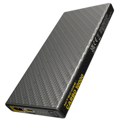 Внешнее зарядное устройство Power Bank Nitecore CARBO 10000 (20W, QC 3.0, 10000mAh)