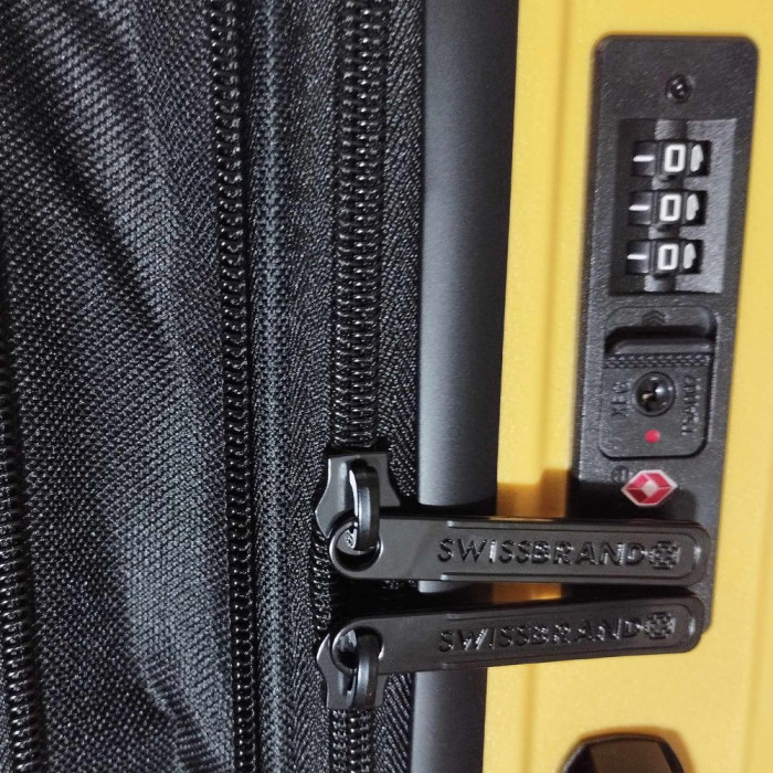 Чемодан Swissbrand Eden (M) Yellow (SWB_LHEDE002M)  