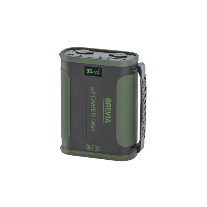 Повербанк (Power Bank) Brevia ePower 96000mAh 307.2Wh LiFePo4 Black/Green  