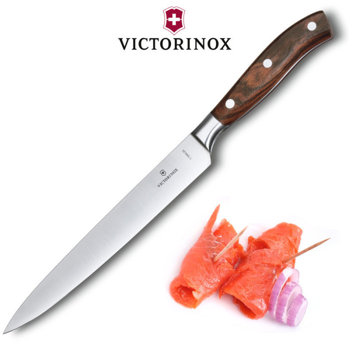 Кухонный нож Victorinox Grand Maitre Wood Filleting 20 см с дерев. ручкой (GB)  