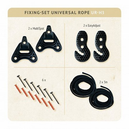 Крепление для гамака La Siesta Universal Rope UR-H3 black  