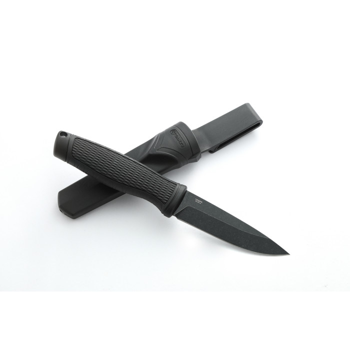 Нож Ganzo G806BW-BK черный с чехлом  