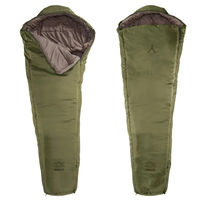 Спальный мешок Grand Canyon Fairbanks 190 -4°C Capulet Olive Left (340020)  