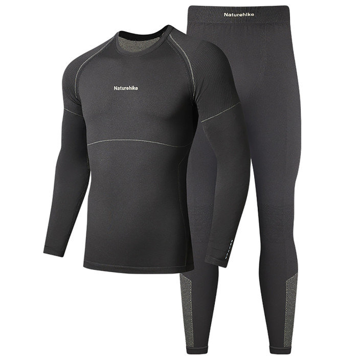 Комплект термобелья мужского Naturehike CYY2342GC010, демисезон, размер XL, графит  